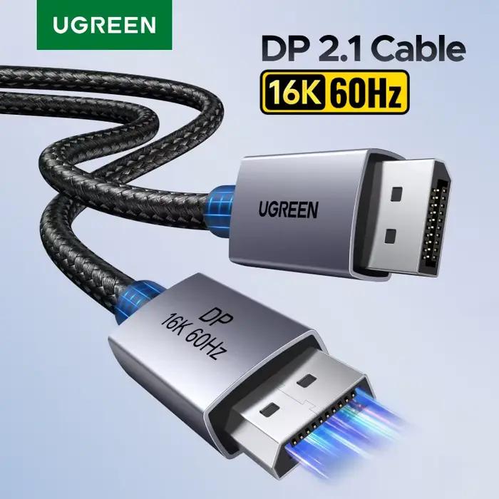 Câble DisplayPort DP 2.1 16K 8K 4K 60Hz HDR Audio Vidéo pour PC Portable TV Moniteur Projecteur Caméra Port Affichage Haute Qualité Sans Latence