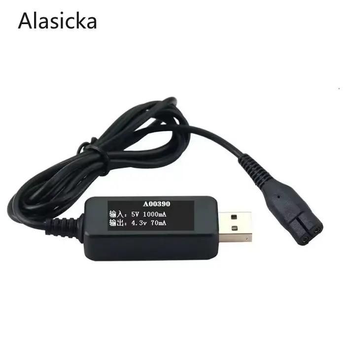 Adaptateur de cordon d'alimentation pour chargeur de rasoir A00390