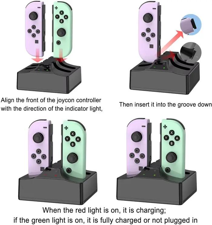 Station de chargement Joycon pour Nintendo Switch/Switch 2