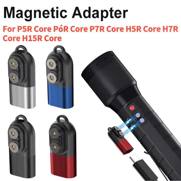 Chargeur USB C compact pour lampes frontales Ledlenser H5R P6R H7R H15R H19R P18R