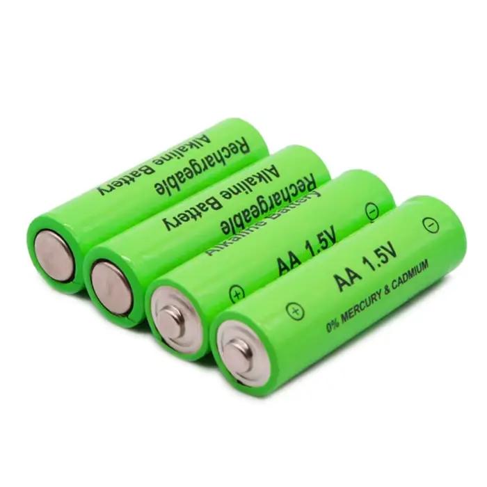 Piles alcalines AA rechargeables fiables