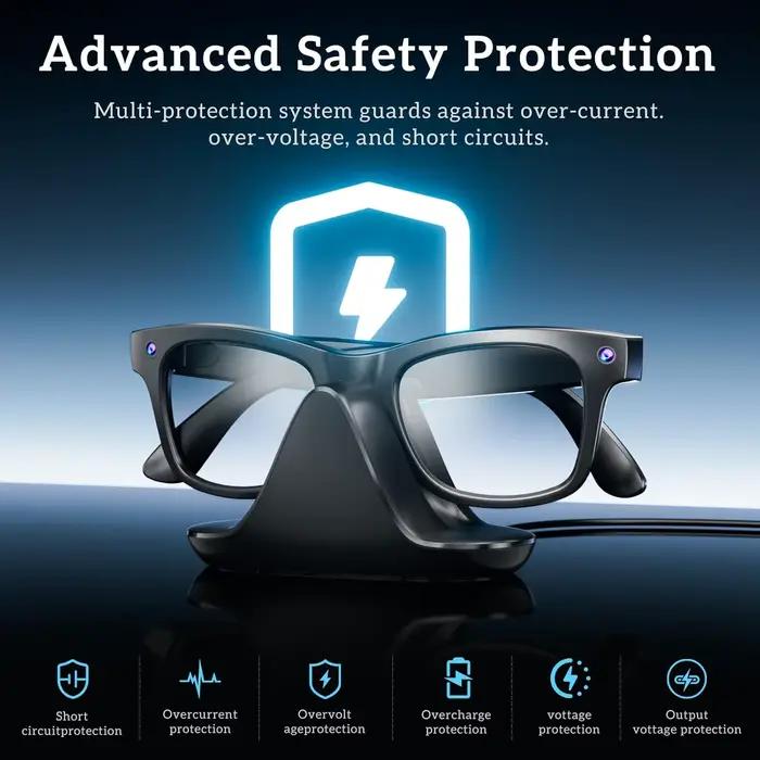 Mini station de chargement pour lunettes RayBan Meta Smart AI