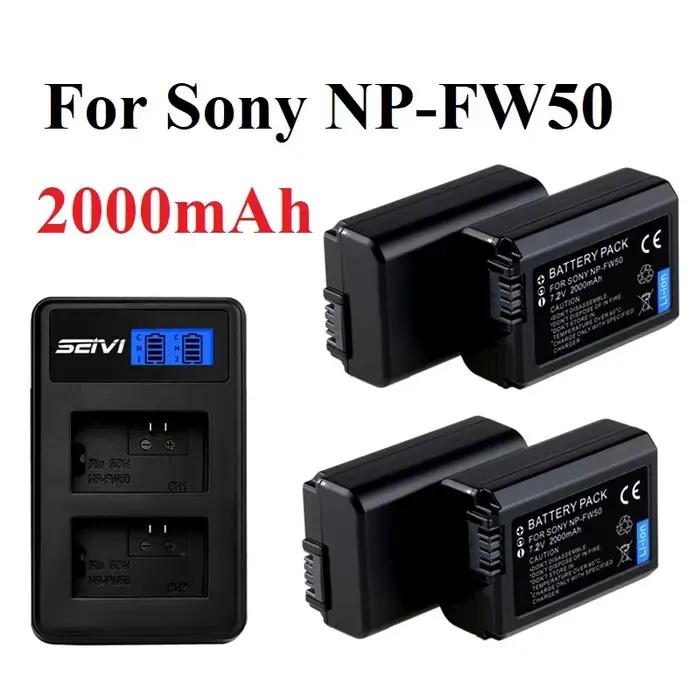Batterie Pour SONY NP-FW50 distillé FW50 Chargeur