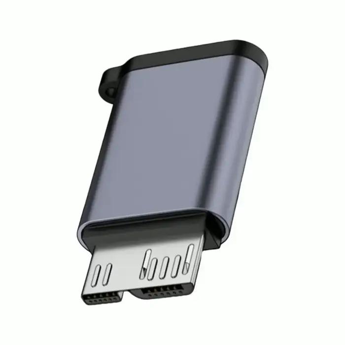 Adaptateur USB C 3.0 Micro B mâle vers Type C femelle