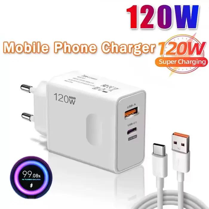 120W charge Super rapide GaN tête Flash