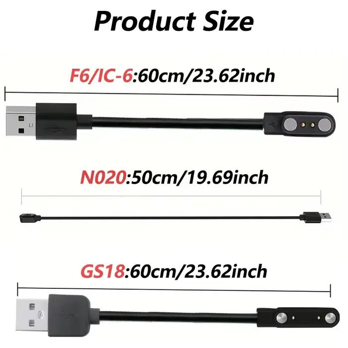 Câble de charge magnétique universel pour montres connectées bracelets écouteurs brosses à dents électriques et autres appareils connectés pour adultes occasions quotidiennes et spéciales