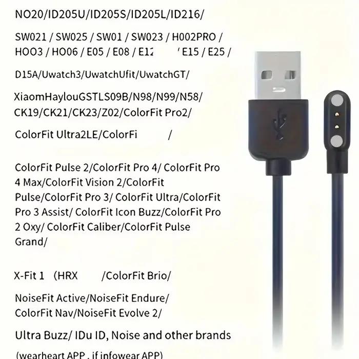 Câble de charge magnétique universel pour montres connectées bracelets écouteurs brosses à dents électriques et autres appareils connectés pour adultes occasions quotidiennes et spéciales