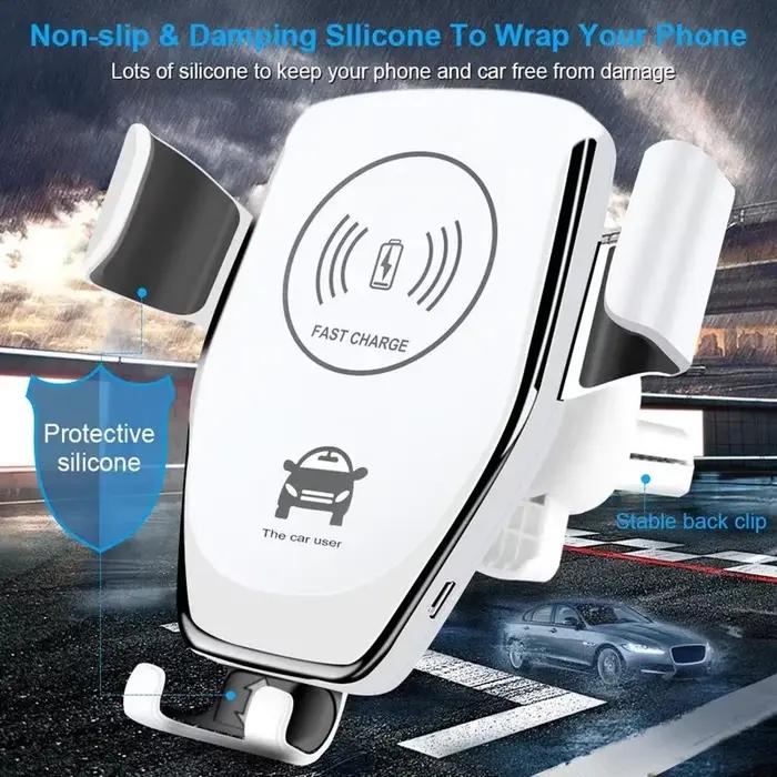 30W chargeurs sans fil rapides voiture sans fil charge téléphone support