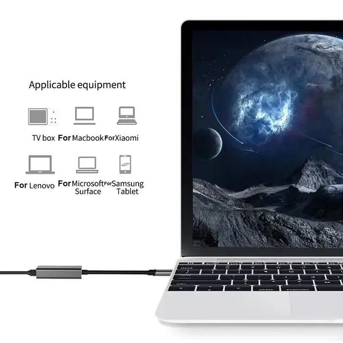 Adaptateur Ethernet USB Type C 1000 Mbps Carte réseau RJ45 pour MacBook PC Windows XP 7 Câble Internet Lan USB pour Android