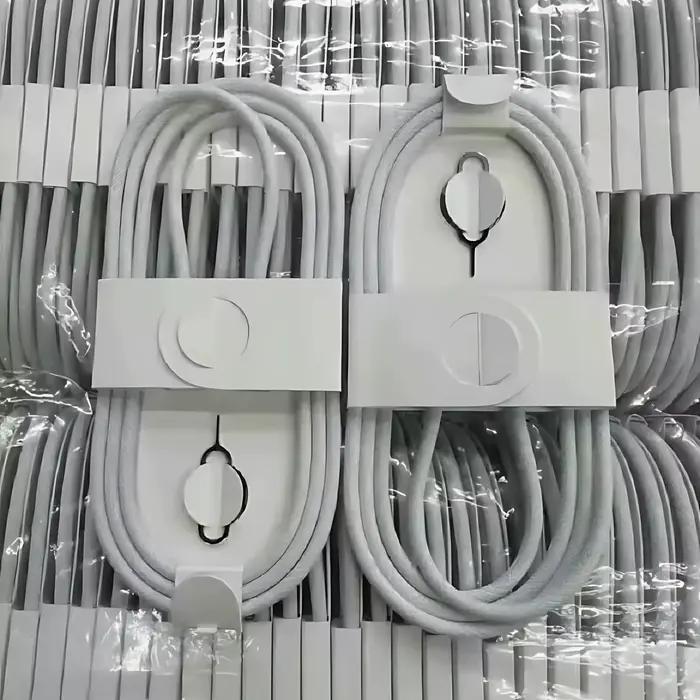 1/10/30 pièces câble de tissage Original 60W Type C pour Apple iPhone 16 15 14 13 17 Pro Max 17 Air USB-C charge rapide 1M câbles de téléphone