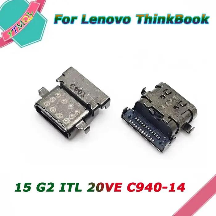 1-10 pièces nouveau pour Lenovo ThinkBook 15 G2 ITL 20VE C940-14 TYPE-C chargeur Port Dock connecteur de charge prise d'alimentation cc