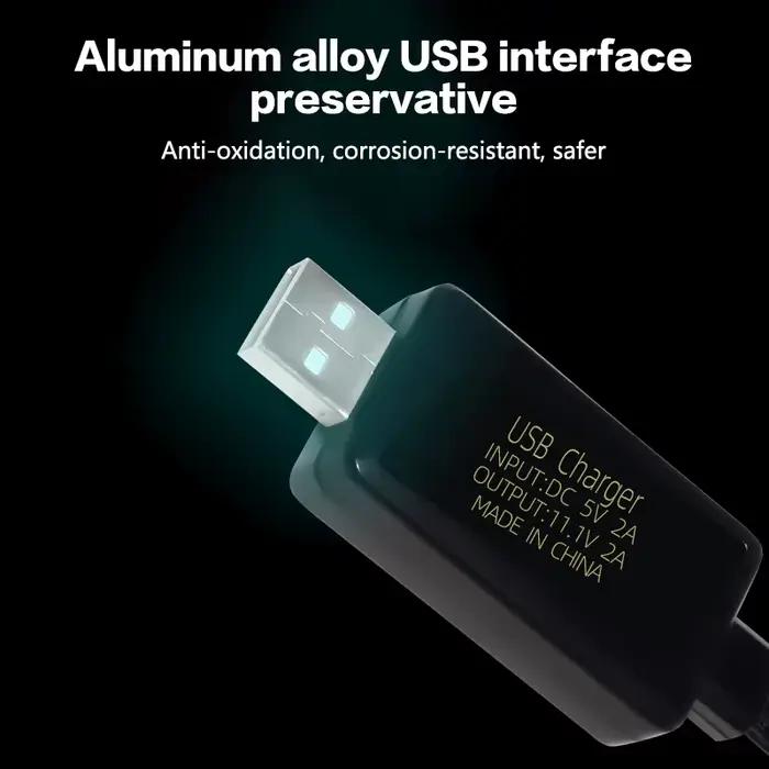 Chargeur de batterie Li-ion 11.1V 3S avec Balance et lumière de protection