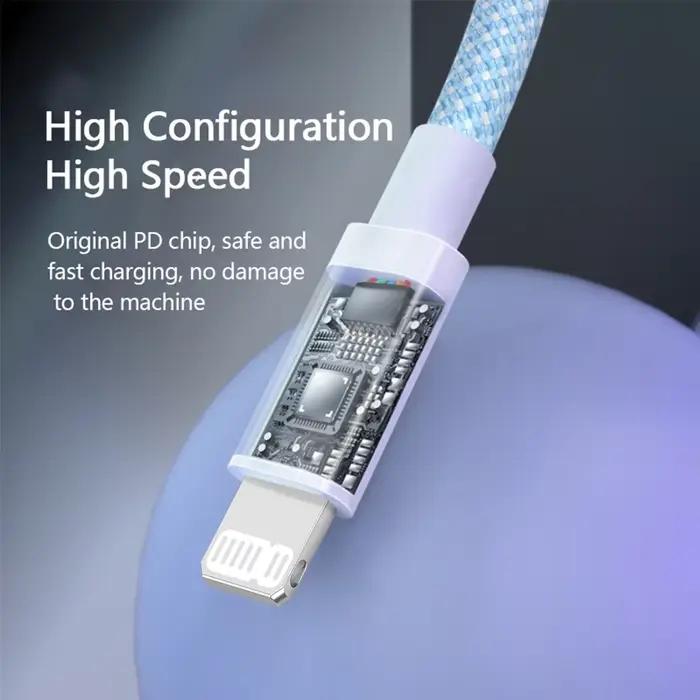 Câble USB C pour iPhone 14 13 12 11 Pro Max Mini XS XR iPad PD 20W cordon de données de charge rapide