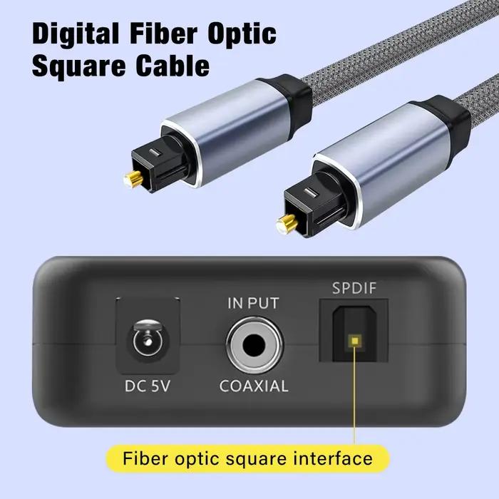 Câble audio optique numérique Toslink SPDIF coaxial pour amplificateurs lecteur Blu-ray Xbox PS4 TV barre de son câble en fibre optique longue durée occasions spéciales