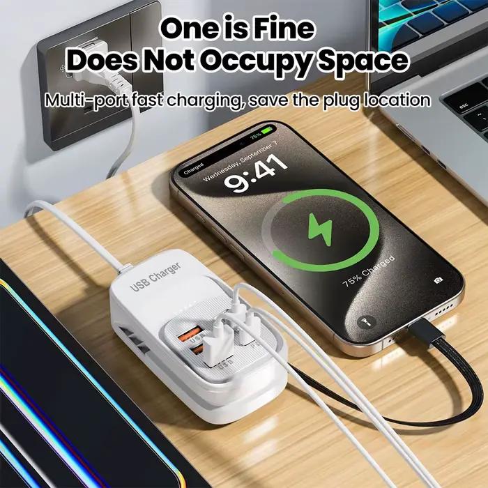 Chargeur USB rapide 6 en 1