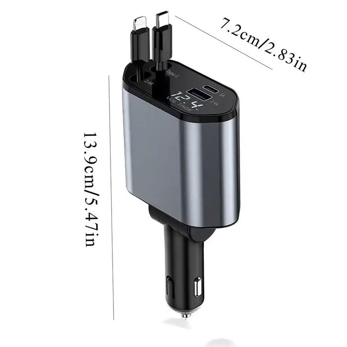 Chargeur de véhicule W&O 4-en-1