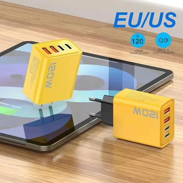 Chargeur rapide ZUIDID 120W Type C Quick Charge 3.0 USB pour iPhone Samsung Xiaomi recharge rapide occasion quotidienne