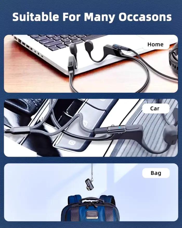 Adaptateur de câble de chargement USB C Shokz (paquet de 2)
