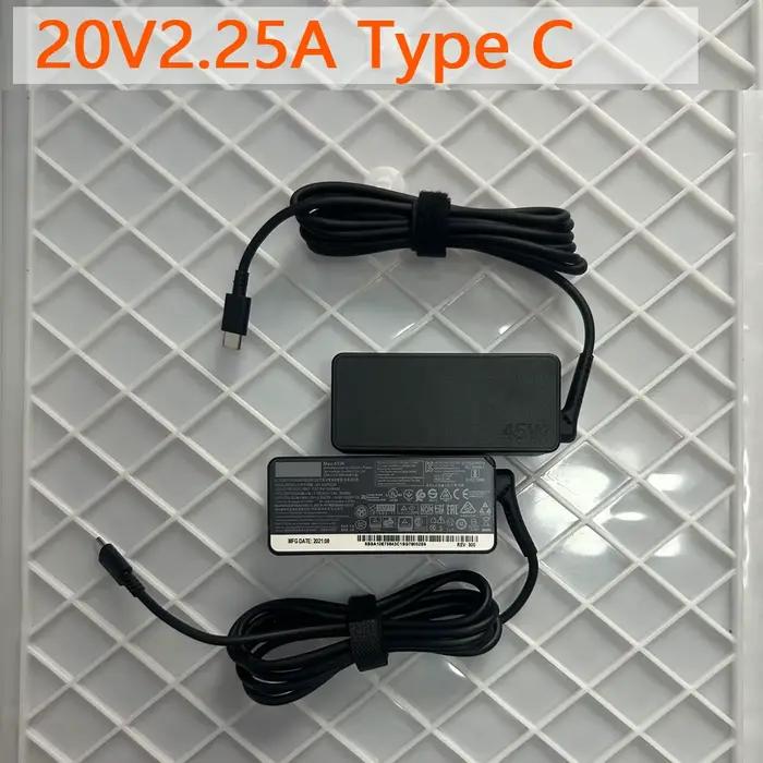 Chargeur secteur USB-C 45W pour ThinkPad E14 E15 L13 L14 L15 14S T14 T14S T15 X13 X1 occasion spéciale adaptation régionale recharge rapide et sécurisée