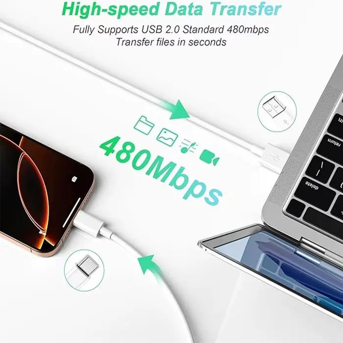 Câble de charge USB-A vers USB-C de 3 mètres
