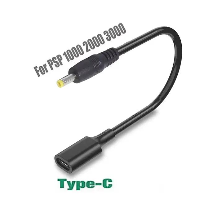 Adaptateur de câble de chargement USB type-c pour PSP