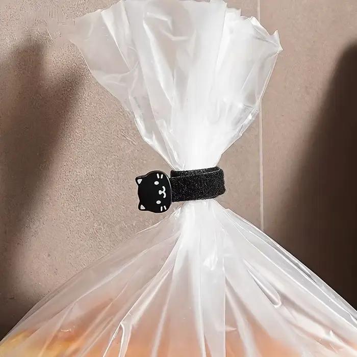 Attaches-câbles adorables en forme de chat, parfaits pour organiser les fils, les sacs à collation et plus encore, gestion des câbles | Design ludique