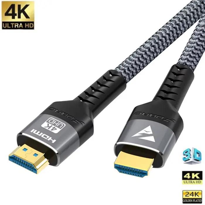 Câble HDMI 2.1 Compatible 8K 4K 120Hz Pour PS4 PS5 RTX 3080 eARC HDR Vidéo Cable PC Portable TV Box Splitter