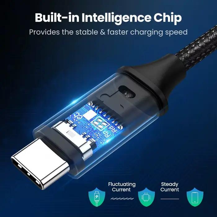 Câble Ugreen USB C vers USB Type C pour MacBook Pro iPad 2020 fil de chargeur USB pour Samsung S20 Huawei câble de Charge rapide 4.0 PD 60W