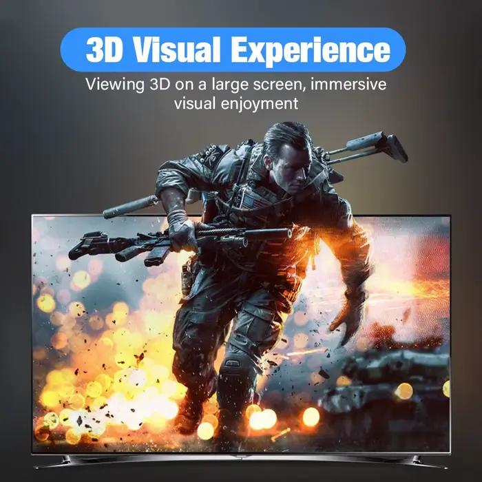 Câble DisplayPort 1.2 4K HD 144Hz 21.6Gbps
