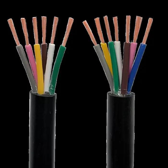Câble en cuivre de données de signal de capteur de 5 mètres LIYY 2 3 4 5 6 8 10 cœurs 26 awg 24 awg 22 awg
