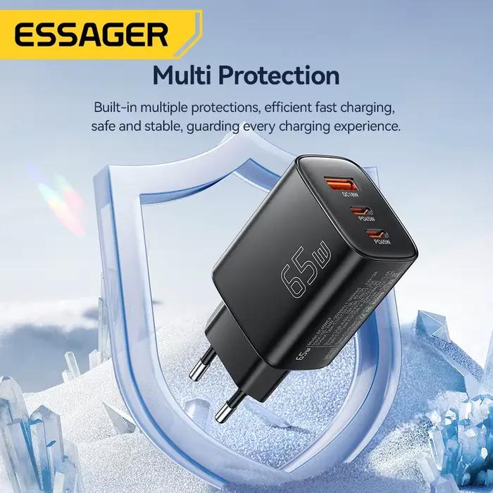 Essager 65W GaN chargeur Charge rapide USB