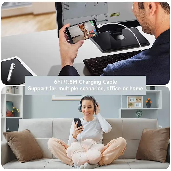 NNBILI 1-3 pièces 10A 100W Type C câble de charge Super rapide cordon de données pour Huawei OPPO vivo