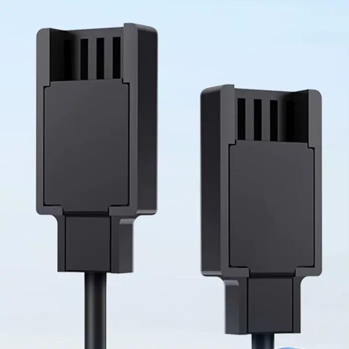 Câble de charge USB 2 en 1 pour manettes Joy-Con longueur 2,5mètres portable pour Nintendo Switch joueurs occasions spéciales voyages