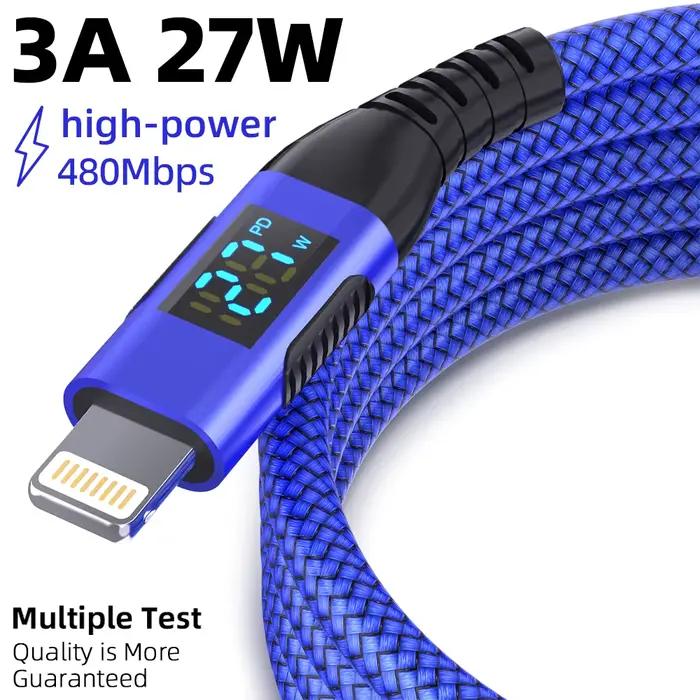 LAIHONEN USBC vers Lightning pour iPhone chargeur Cable10FT câble