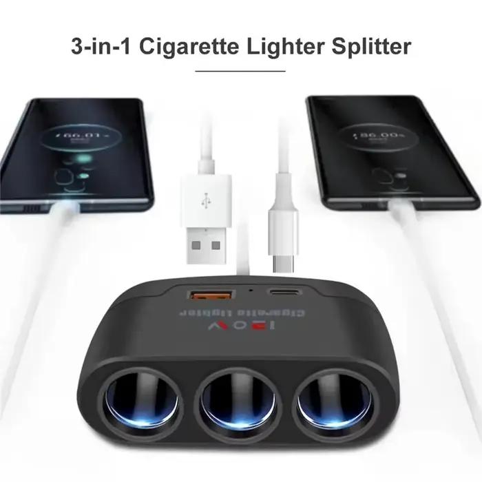 Allume-cigare Laguna 3 en 1 pour voiture