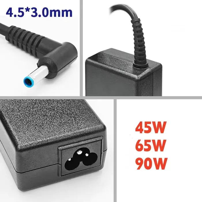 Adaptateur d'alimentation pour ordinateur portable HP 90W 19.5V 4.62A compatible avec pavillon 14 15 PPP012C-S envy 17 17-j000 15-e029TX occasions professionnelles et personnelles