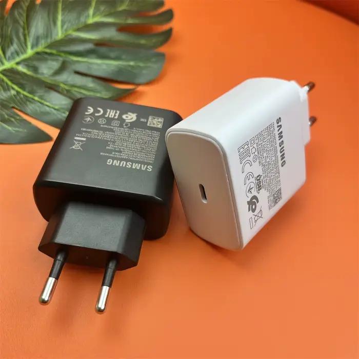 Samsung A73 A72 A56 A55 A54 A36 A26 5G S25 Edge 45W PD chargeur adaptateur de Charge Super rapide pour Galaxy S26 S25 S24 S23 Ultra Plus