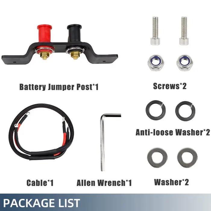 Kit de démarreur de batterie LNCN en cuivre pour véhicules UTV et SUV pour démarrage facile et sécurisé