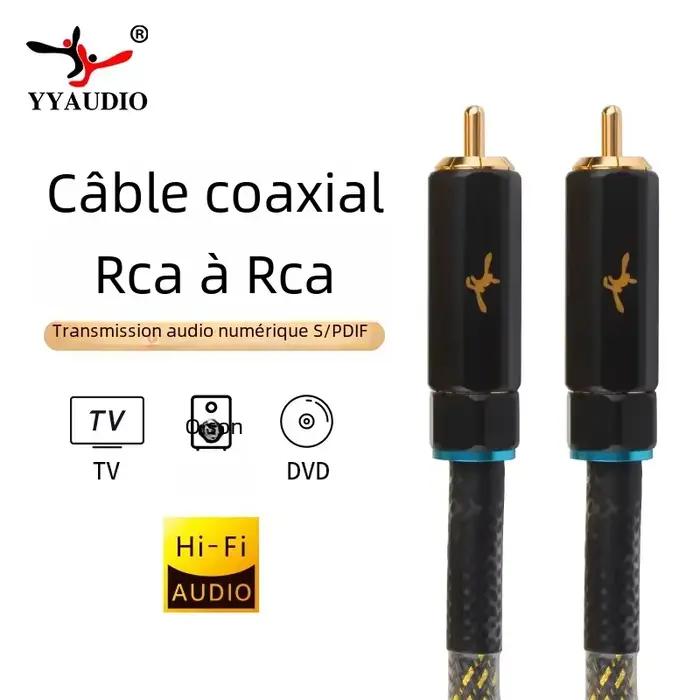 Câble audio coaxial numérique RCA vers RCA