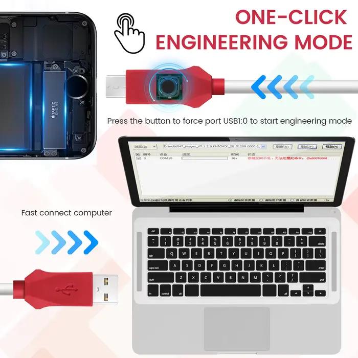 Câble Miracle EDL pour Xiaomi et Qualcomm Flash Support Port 9008 Haute Performance Audiovisuelle Occasions Spéciales
