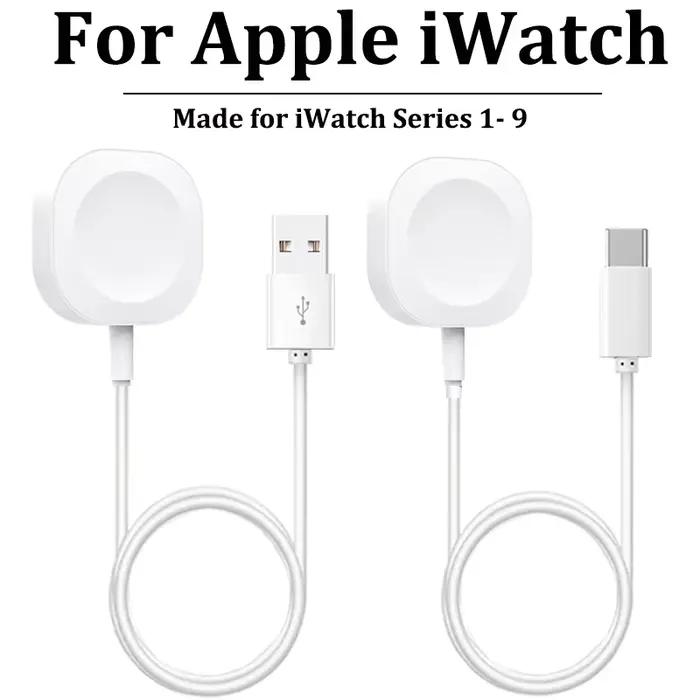 Nouveau chargeur magnétique sans fil pour Apple Watch série 9 8 7 6 5 4 SE câble de charge rapide USB Type C pour iWatch