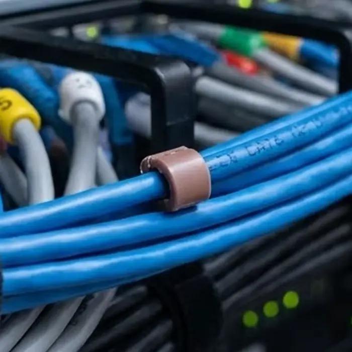Étiquettes de câble en PVC numérotées de 0 à 9, étiquettes d'identification de tube étanches, étiquettes de gestion de câbles électriques, étiquettes numérotées pour fils