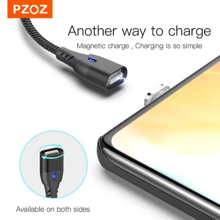 PZOZ 5A câble magnétique Type C charge Super rapide