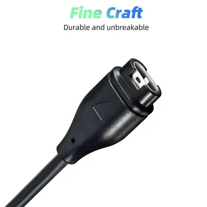 Câble de charge USB pour Garmin Vivoactive 4S/3S/5/4/3 Fenix 7 7S 7X 6 6S 6X 5 5X 5S Plus Forerunner 945 935