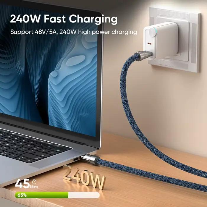 Câble de chargement rapide Mobile 5A USB-C vers USB-C 240W