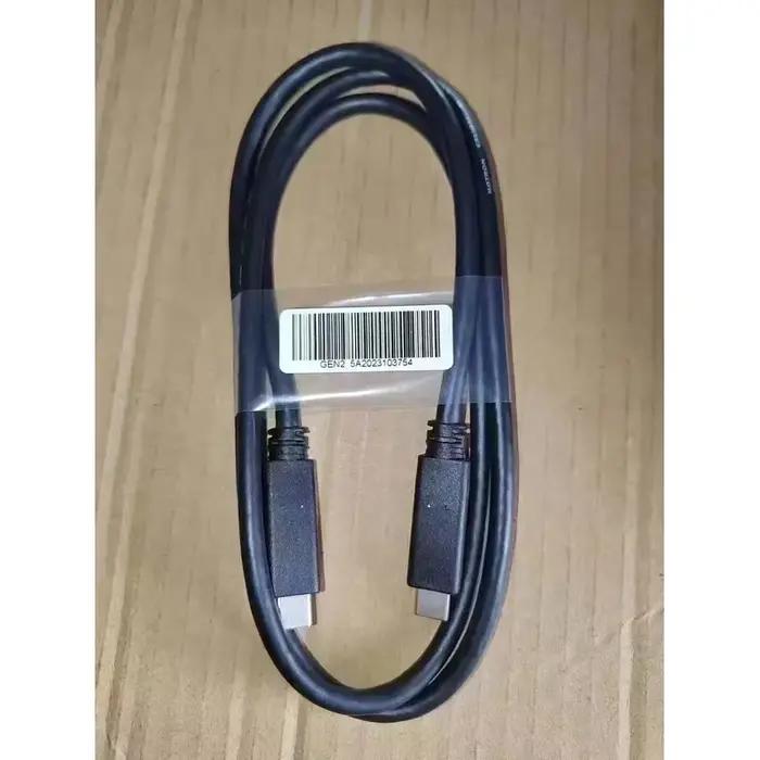 Câble de données TypeC double C Gen2 de 1,8 m pour Dell, fonction complète, 5A 100W