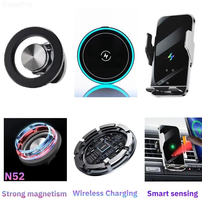 Support de téléphone spécial pour voiture, Base de chargement sans fil, support MagSafe pour mercedes-benz classe C W205 2015 2016 – 2021