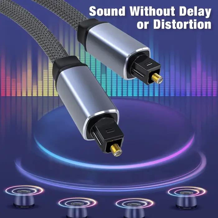 Câble audio optique numérique Toslink SPDIF coaxial pour amplificateurs lecteur Blu-ray Xbox PS4 TV barre de son câble en fibre optique longue durée occasions spéciales