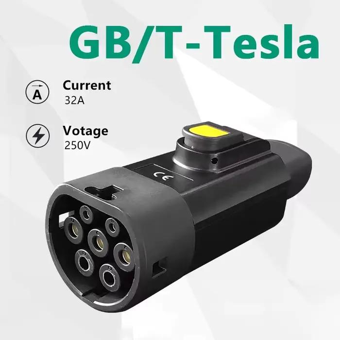 Adaptateur gb/t 32a 7kw pour super chargeur américain