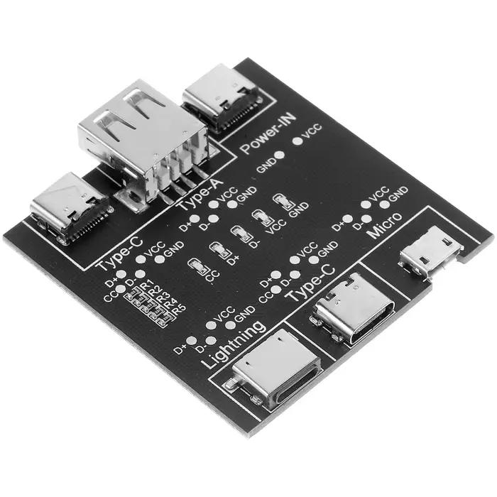 Outil de test de câble USB pour téléphone et tablette, testeur de câble USB C, outil de test de câble de données pour détection rapide et efficace, conception sûre et robuste pour câbles de charge de téléphone